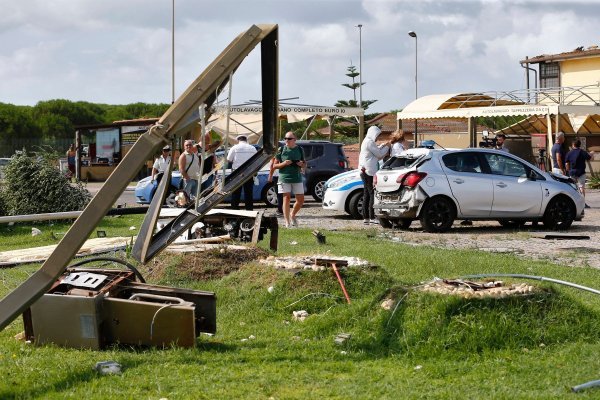 Pijavica je poharala područje blizu zračne luke Fiumicino