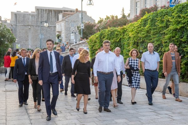 Dubrovnik: Premijer Plenković sa suradnicima svečano otvorio obnovljeni kompleks Lazareti