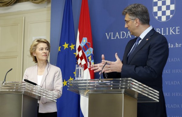 Ursula von der Leyen i Andrej Plenković