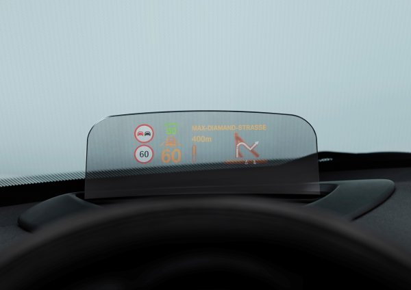 Head-up display u Miniju