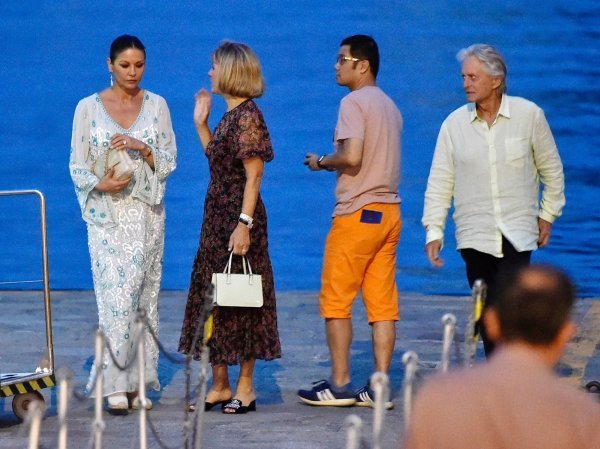 Catherine Zeta Jones i Michael Douglas na odmoru u Portofinu