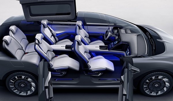 HiPhi 1 SUV concept - kabina