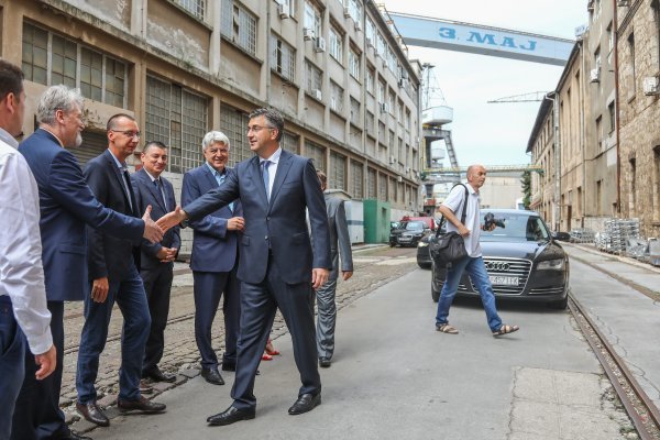 Andrej Plenkovic sastao se sa direktorom brodogradilista 3. Maj