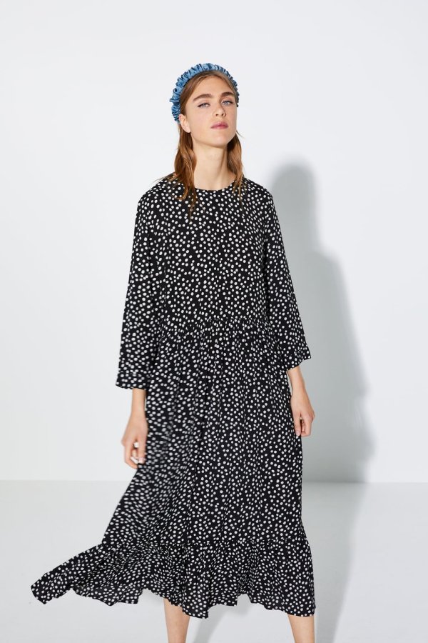 Zarina haljina s točkastim uzorkom