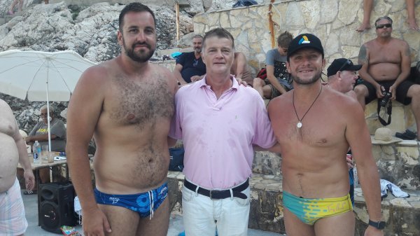 Tri osvajača olimpijskih medalja - Nikša Dobud, Veselin Đuho i Tony Azevedo