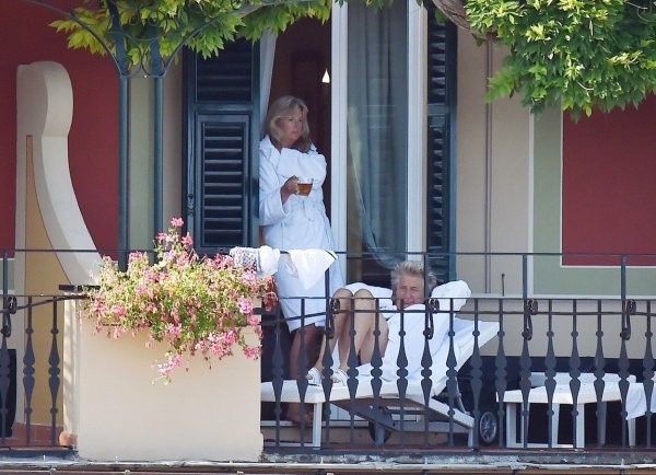 Penny Lancaster i Rod Stewart