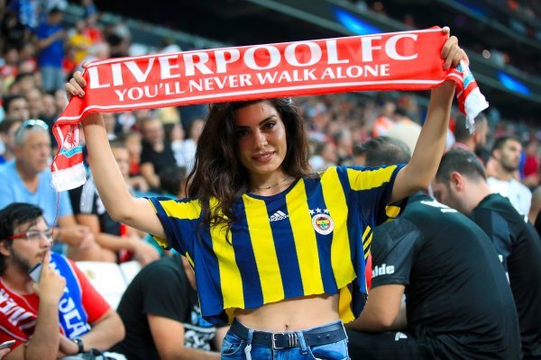 Liverpool - Chelsea, navijačica Liverpoola