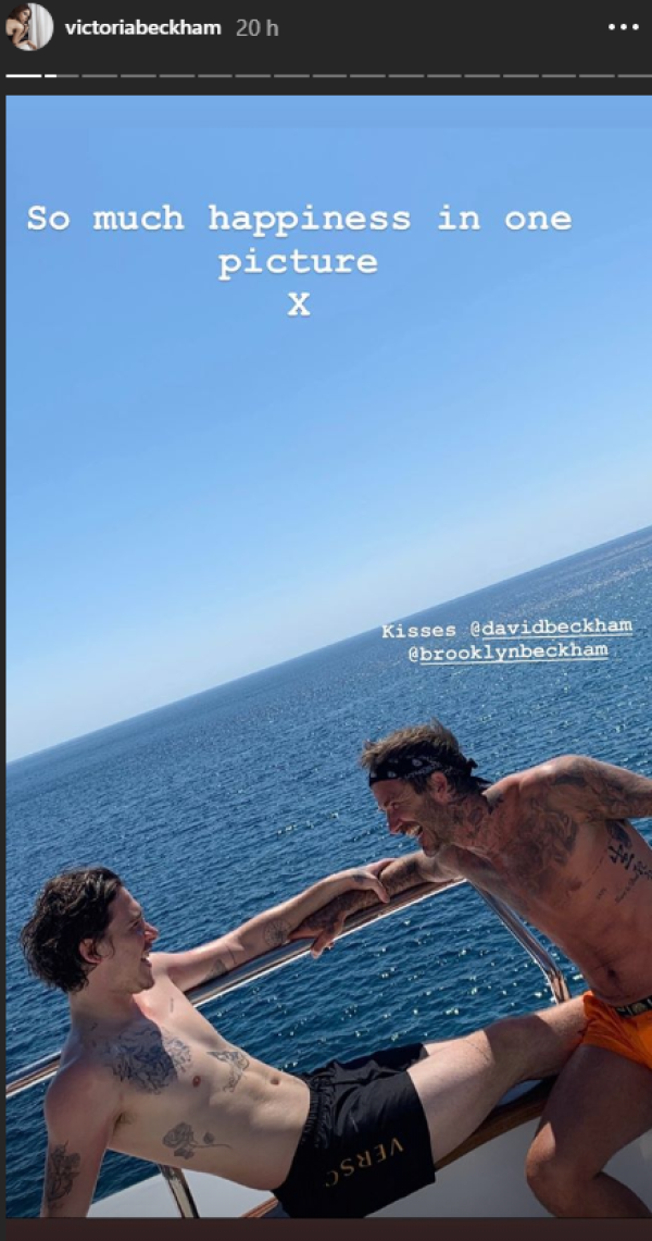 David Beckham sa sinom Brooklynom