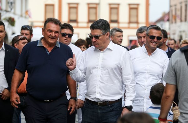 Varaždin: Predsjednički kandidat Zoran Milanović posjetio je Špancirfest