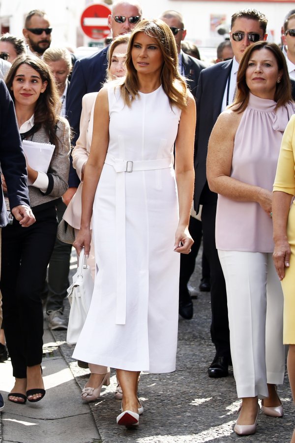 Melania Trump u haljini  Calvina Kleina