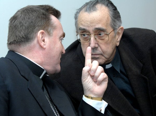 Kardinal Josip Bozanić i don Živko Kustić