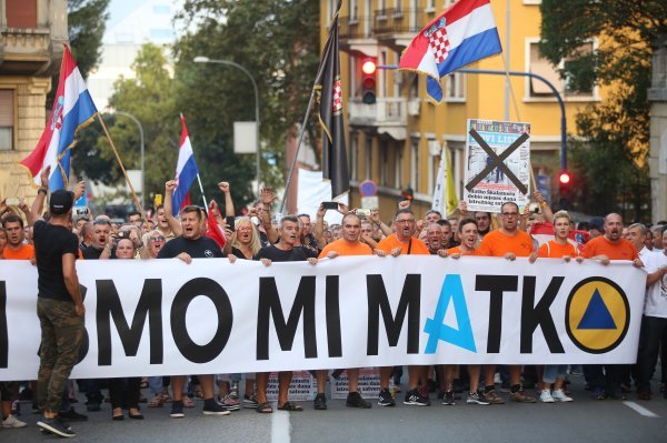 Prosvjed potpore Matku Škalameri