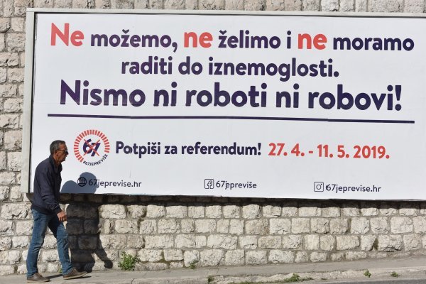 Referendumska inicijativa '67 je previše'