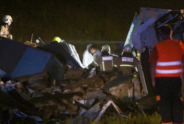 Sudar kamiona i automobila kod Cerovca Vukmanićkog