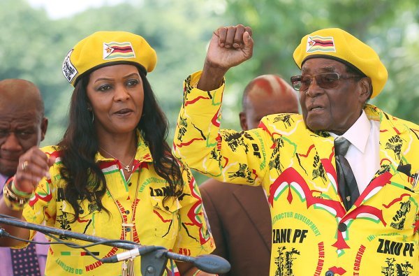 Grace i Robert Mugabe