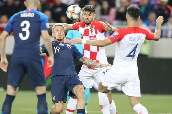 Nogomet; Slovačka - Hrvatska