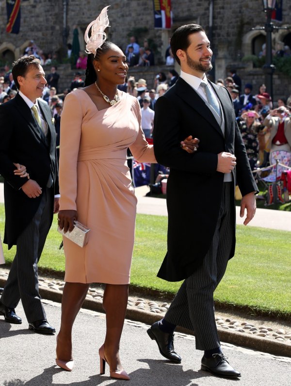 Serena Williams sa suprugom Alexisom Ohanianom na Meghaninom vjenčanju