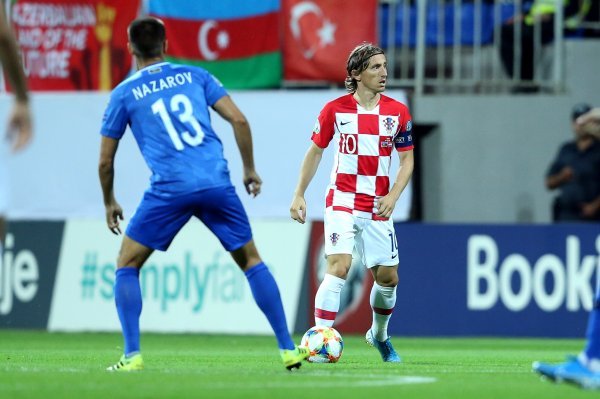 Azerbajdžan - Hrvatska, Luka Modrić