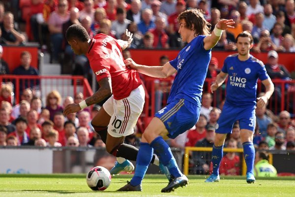 Manchester United (Marcus Rashford) - Leicester City (Caglar Soyuncu)