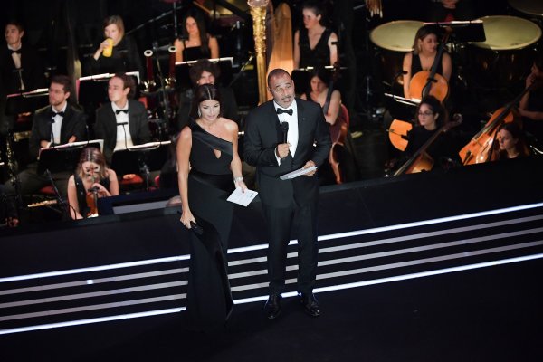 Ilaria D'Amico i Ruud Gullit