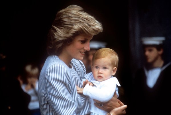 Princeza Diana i princ Harry kao mali 