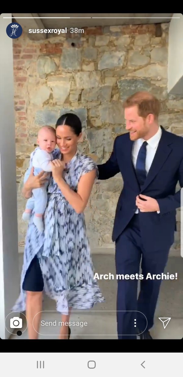 Meghan Markle, princ Harry i Archie