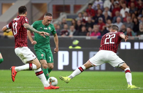 Milan (Alessio Romagnoli, Matteo Musacchio) - Fiorentina (Franck Ribery)