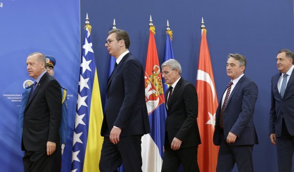 Recep Tayyip Erdogan, Aleksandar Vučić i članovi Predsjedništva BiH