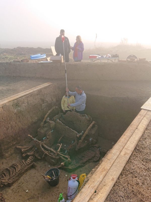 Arheološki nalaz rimskih kola nedaleko Vinkovaca