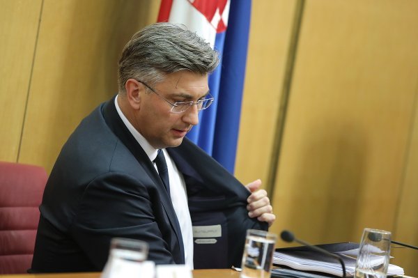 Izlaganje Andreja Plenkovića u Saboru