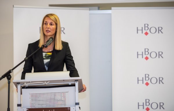 Tamara Perko, predsjednica Uprave HBOR-a na otvaranju ureda HBOR-a u Varaždinu