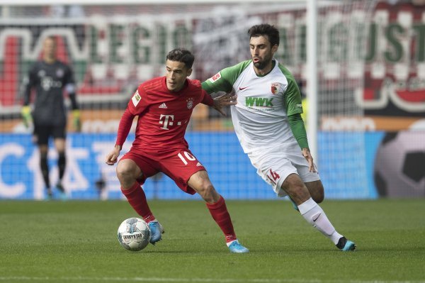 Augsburg (Jan Moravek) - Bayern (Philippe Coutinho)