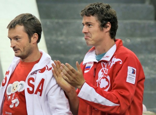Alexander Volkov (lijevo) i Marat Safin