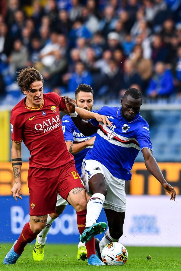 Sampdoria (Omar Colley) - Roma (Nicolo Zaniolo)