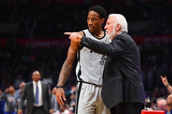 Gregg Popovich i DeMar DeRozan