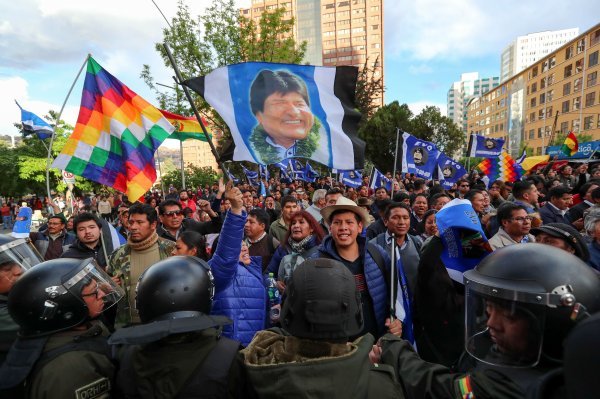 Prosvjedi u Boliviji