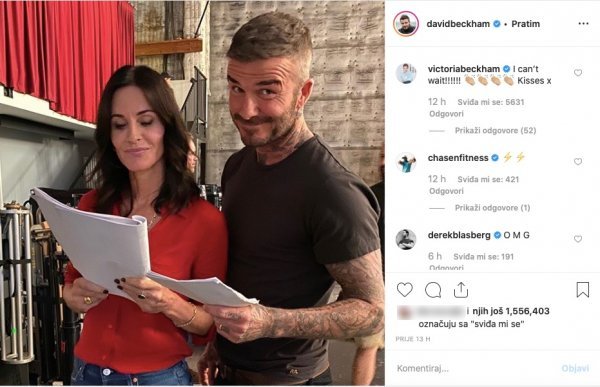 Courteney Cox i David Beckham