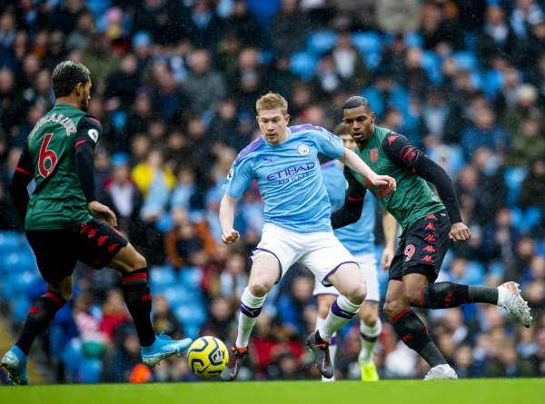 Manchester City (Kevin De Bruyne) - Aston Villa (Wesley)
