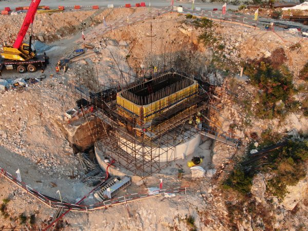 Radovi na Pelješkom mostu