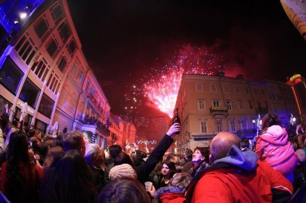 Doček 2014. godine na riječkom Korzu Nel Pavletić / Pixsell