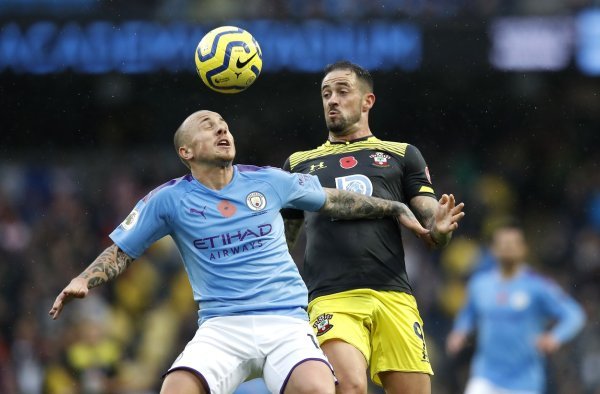 Manchester City (Angelino) - Southampton (Danny Ings)