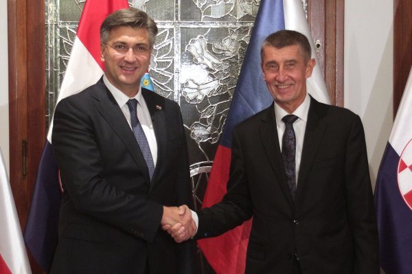 Hrvatski premijer Andrej Plenković i češki premijer Andrej Babiš