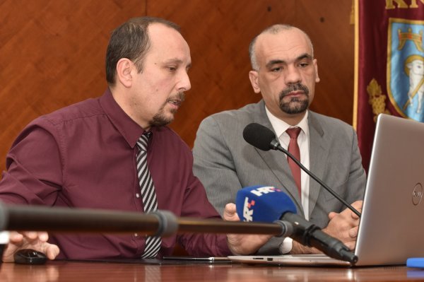 Dogradonačelnik Marijo Ćaćić i gradonačelnik Marko Jelić