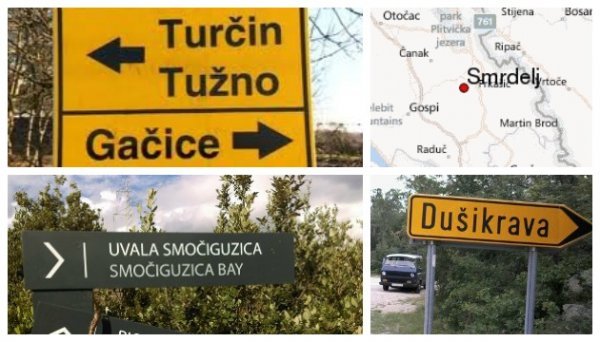 Hrvatska ima mnoštvo smiješnih toponima  