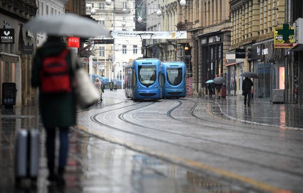 Kišno jutro u Zagrebu