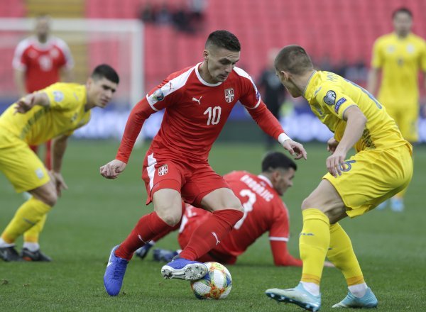 Srbija (Dušan Tadić) - Ukrajina (Vitaliy Mykolenko)