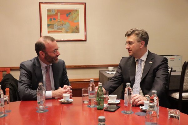 Manfred Weber i Andrej Plenković