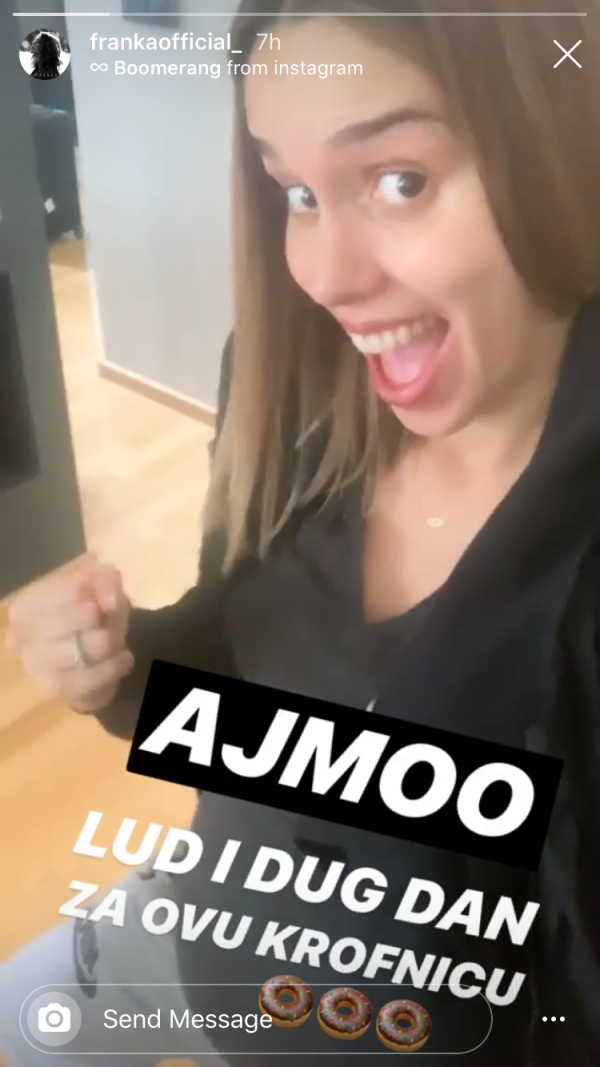 Franka Batelić - snimanje božićnog spota