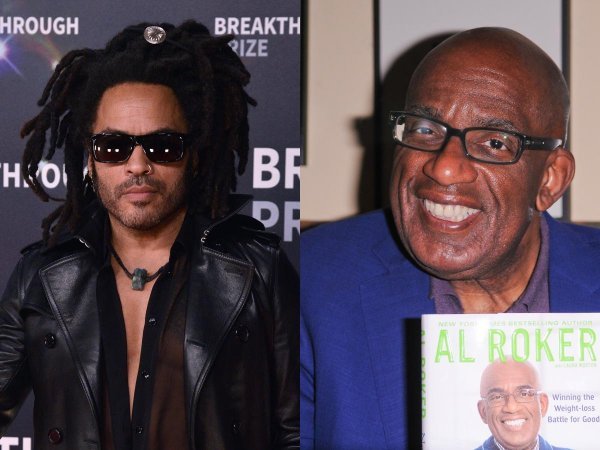 Lenny Kravitz i Al Roker