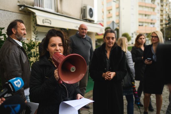 Zadar: Prosvjed pod nazivom Pravda za zadarskog policajca - umjesto odlikovanja, suspenzija